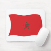 Tapis de souris Drapeau du Maroc (Avec souris)