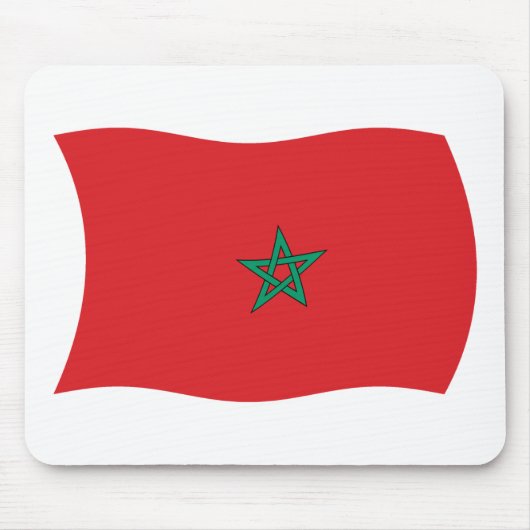 Tapis de souris Drapeau du Maroc (Devant)