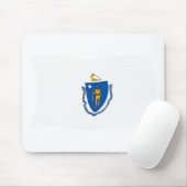 Tapis De Souris Drapeau du Massachusetts Mousepad (Avec souris)