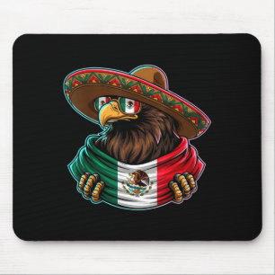 Tapis De Souris Drapeau du Mexique fierté mexicaine racines mexica