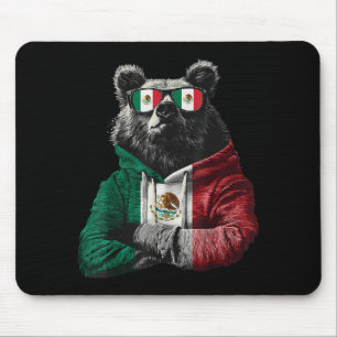 Tapis De Souris Drapeau du Mexique fierté mexicaine racines mexica