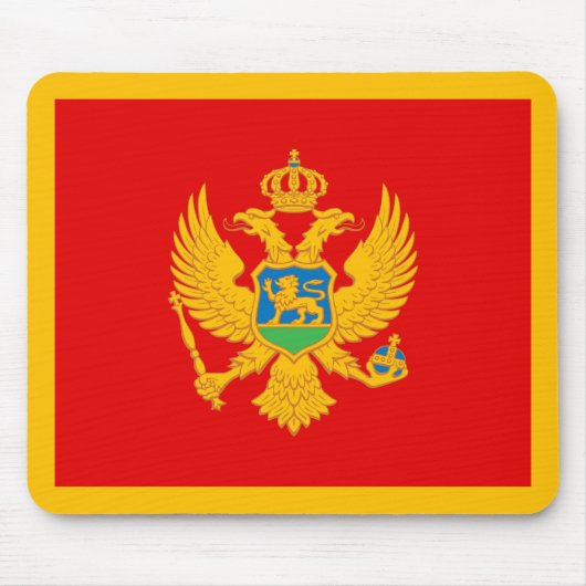Tapis De Souris Drapeau du Monténégro (Devant)