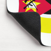 Tapis de souris Drapeau du Mozambique (Coin)