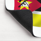 Tapis de souris Drapeau du Mozambique (Coin)