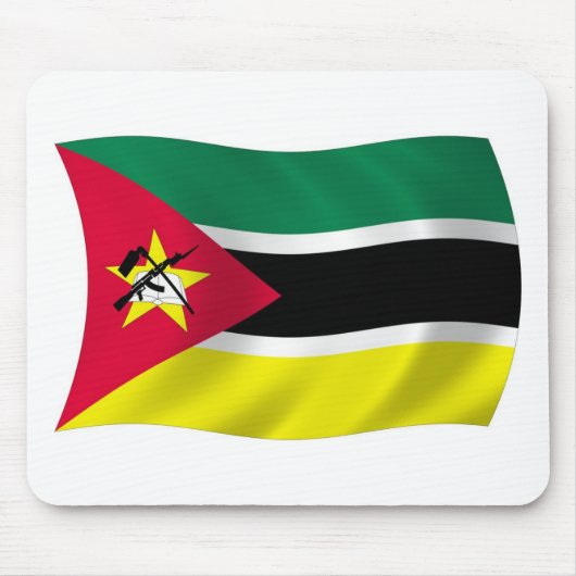 Tapis de souris Drapeau du Mozambique (Devant)