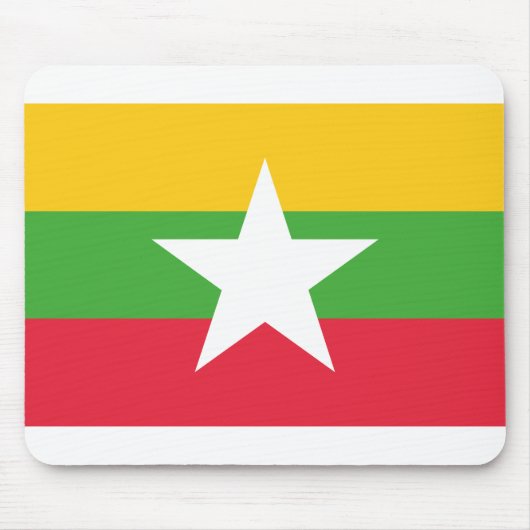 Tapis De Souris Drapeau du Myanmar (Devant)