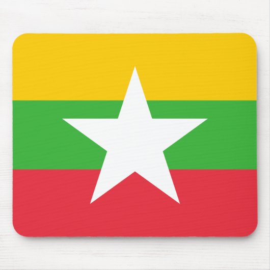 Tapis De Souris Drapeau du Myanmar (Devant)