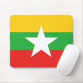Tapis De Souris Drapeau du Myanmar Mousepad (Avec souris)