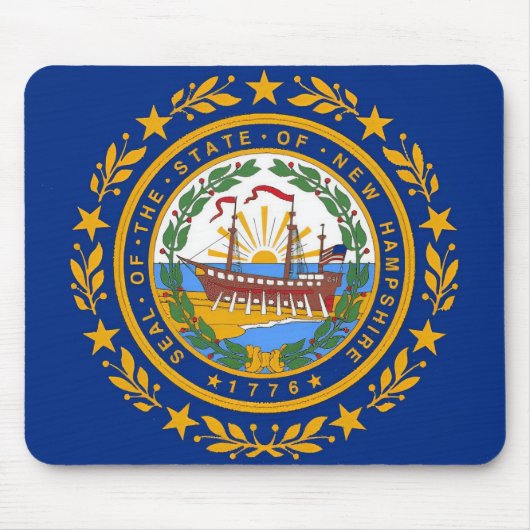 Tapis De Souris Drapeau du New Hampshire (Devant)