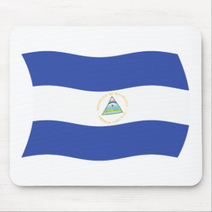 Tapis de souris Drapeau du Nicaragua