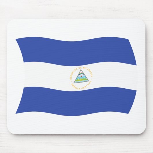 Tapis de souris Drapeau du Nicaragua (Devant)