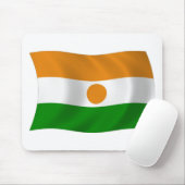 Tapis de souris Drapeau du Niger (Avec souris)
