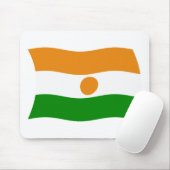 Tapis de souris Drapeau du Niger (Avec souris)