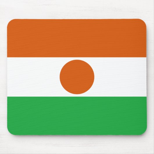 Tapis De Souris Drapeau du Niger Mousepad (Devant)