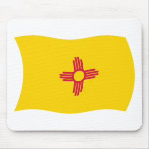 Tapis de souris Drapeau du Nouveau-Mexique