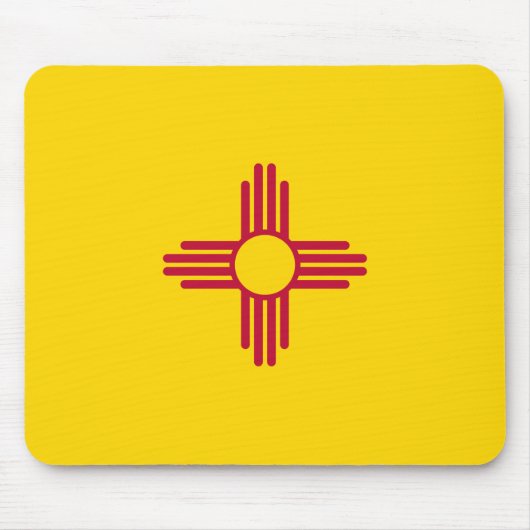 Tapis De Souris Drapeau du Nouveau-Mexique (États-Unis) (Devant)