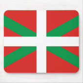 Tapis De Souris Drapeau du Pays Basque de Mousepad (Devant)