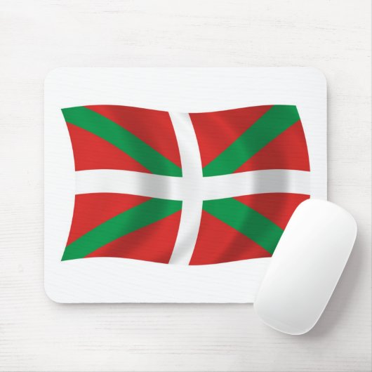 Tapis De Souris Drapeau du peuple basque Mousepad (Avec souris)