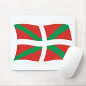 Tapis De Souris Drapeau du peuple basque Mousepad (Avec souris)