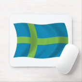Tapis de souris Drapeau du peuple vote (Avec souris)