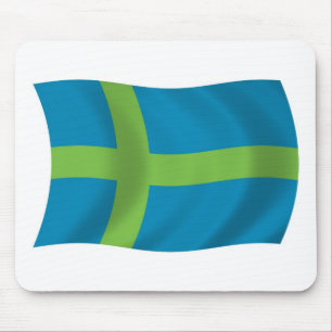 Tapis de souris Drapeau du peuple vote