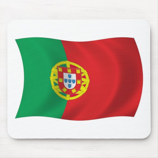 Tapis de souris Drapeau du Portugal (Devant)