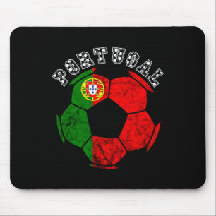 Tapis De Souris Drapeau du Portugal Byll Joueur de football portug