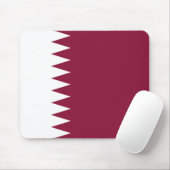 Tapis De Souris Drapeau du Qatar (Avec souris)