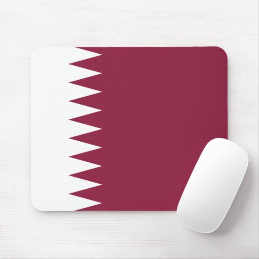 Tapis De Souris Drapeau du Qatar (Avec souris)