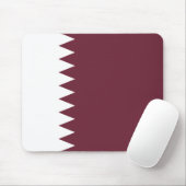 Tapis De Souris Drapeau du Qatar Mousepad (Avec souris)