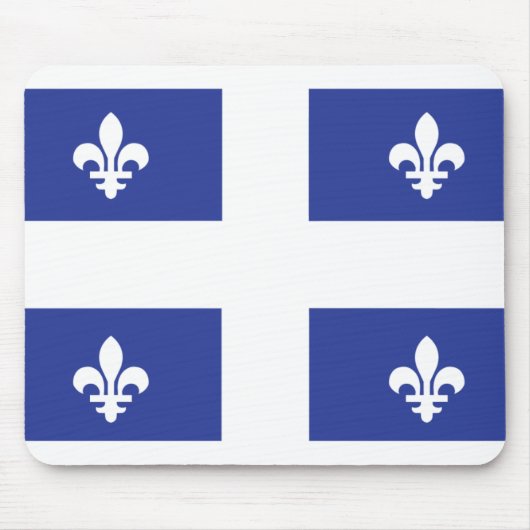 Tapis De Souris Drapeau du Québec (Devant)