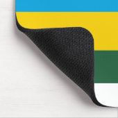 Tapis De Souris Drapeau du Rwanda (Coin)