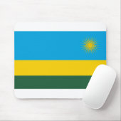 Tapis De Souris Drapeau du Rwanda (Avec souris)