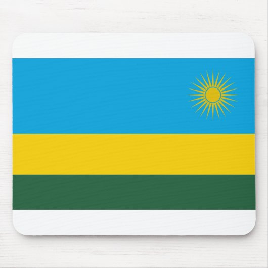 Tapis De Souris Drapeau du Rwanda (Devant)
