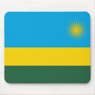 Tapis De Souris Drapeau du Rwanda