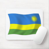 Tapis de souris Drapeau du Rwanda (Avec souris)