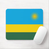 Tapis De Souris Drapeau du Rwanda (Avec souris)