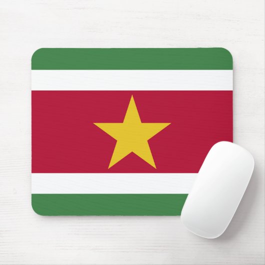 Tapis De Souris drapeau du Suriname (Avec souris)