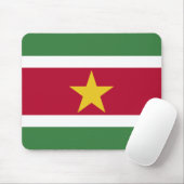 Tapis De Souris Drapeau du Suriname (Avec souris)