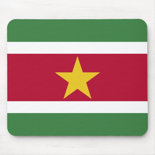Tapis De Souris Drapeau du Suriname (Devant)