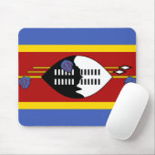 Tapis De Souris Drapeau du Swaziland (Avec souris)