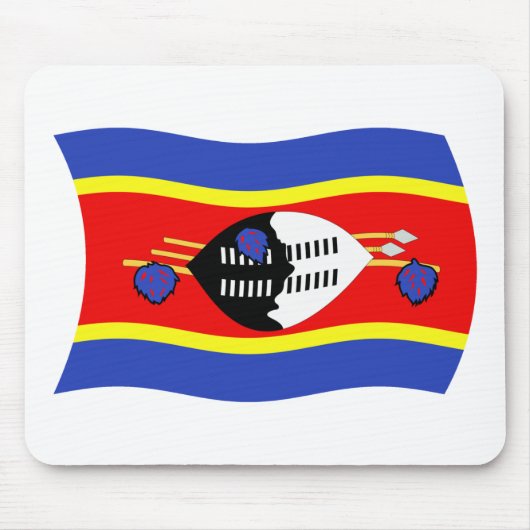 Tapis de souris Drapeau du Swaziland (Devant)
