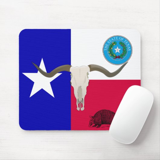 Tapis De Souris Drapeau du Texas (Avec souris)