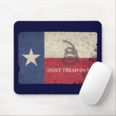 Tapis De Souris Drapeau du Texas et de Gadsden (Avec souris)