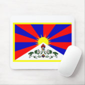 Tapis De Souris Drapeau du Thibet (Avec souris)