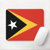 Tapis De Souris Drapeau du Timor oriental (Avec souris)