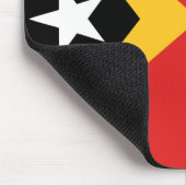 Tapis De Souris Drapeau du Timor oriental Mousepad (Coin)