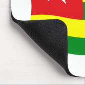 Tapis de souris Drapeau du Togo (Coin)
