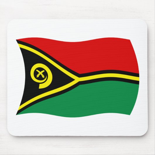 Tapis de souris Drapeau du Vanuatu (Devant)