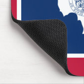 Tapis De Souris Drapeau du Wyoming (Coin)